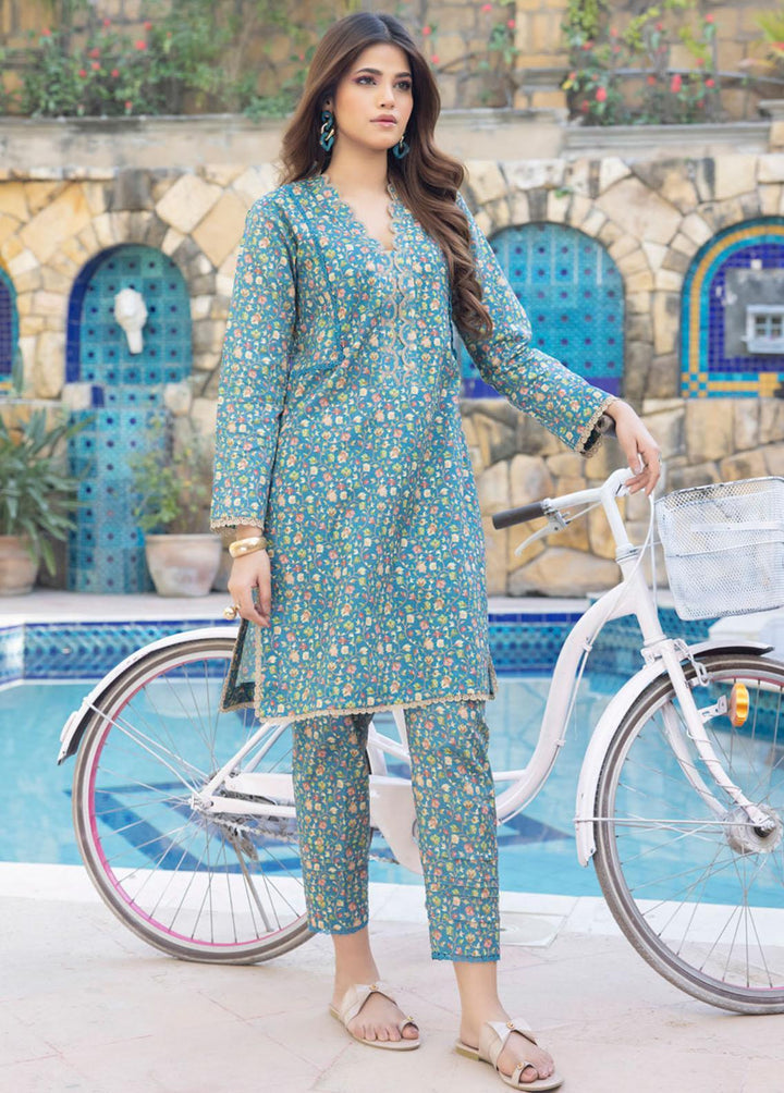 Identic Separates By Regalia Textiles Printed  Suits Unstitched 2 Piece RGT23I 05 - Summer Collection