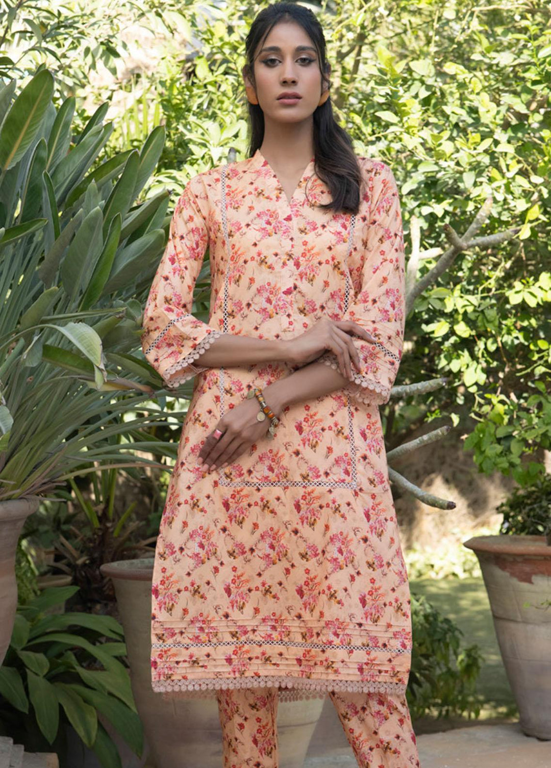 Identic Separates By Regalia Textiles Printed  Suits Unstitched 2 Piece RGT23I 06 - Summer Collection