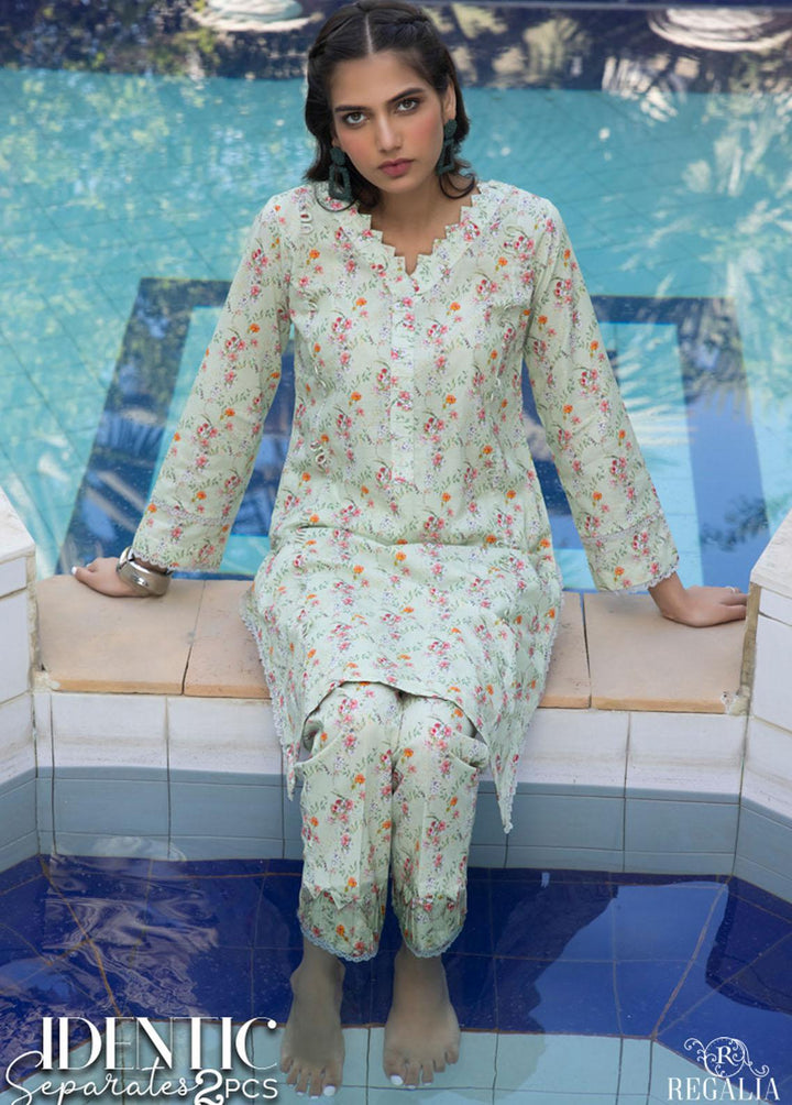 Identic Separates By Regalia Textiles Printed  Suits Unstitched 2 Piece RGT23I 07 - Summer Collection