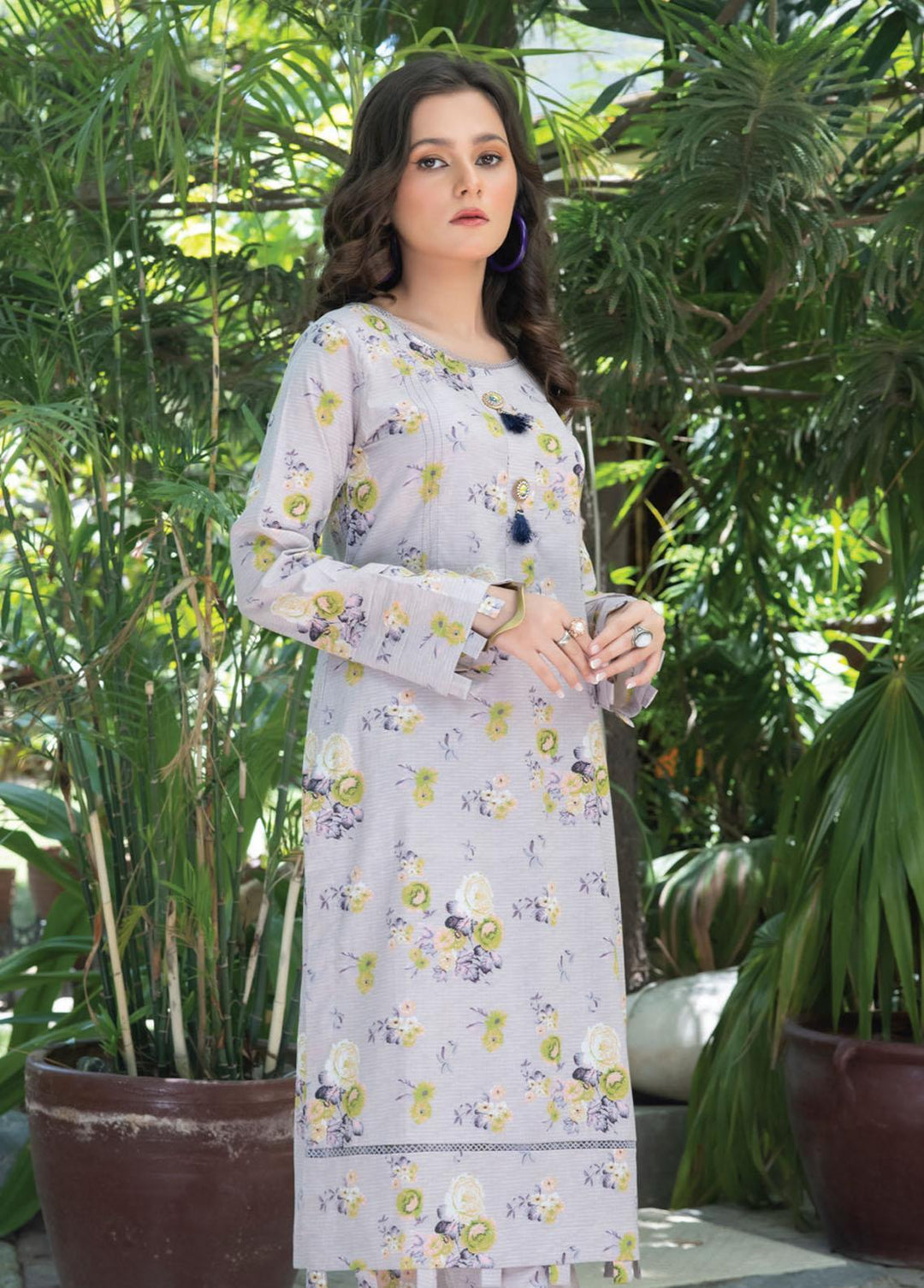 Identic Separates By Regalia Textiles Printed Lawn Suits Unstitched 2 Piece RGT23-IS6 01 - Summer Collection
