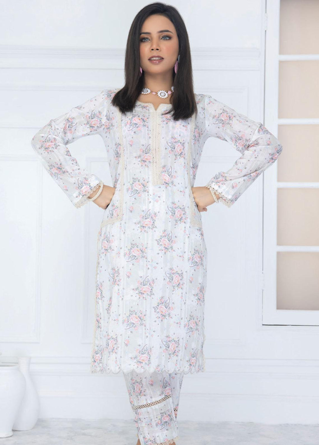 Identic Separates By Regalia Textiles Printed Lawn Suits Unstitched 2 Piece RGT23-IS6 10 - Summer Collection