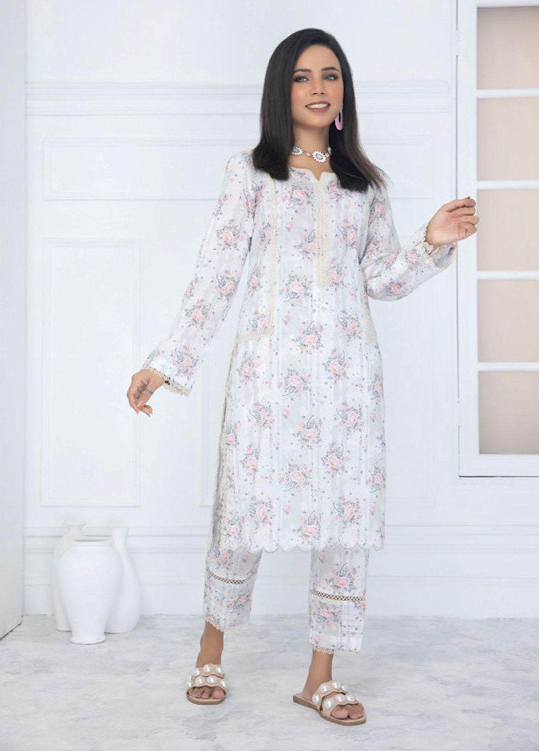 Identic Separates By Regalia Textiles Printed Lawn Suits Unstitched 2 Piece RGT23-IS6 10 - Summer Collection
