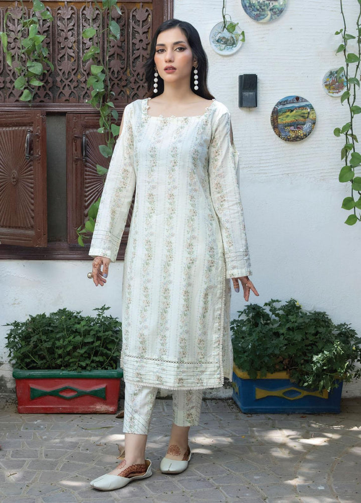 Identic Separates By Regalia Textiles Printed Lawn Suits Unstitched 2 Piece RGT23-IS6 02 - Summer Collection