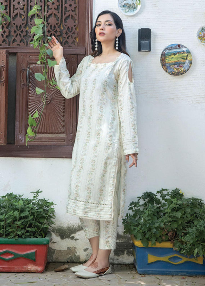 Identic Separates By Regalia Textiles Printed Lawn Suits Unstitched 2 Piece RGT23-IS6 02 - Summer Collection