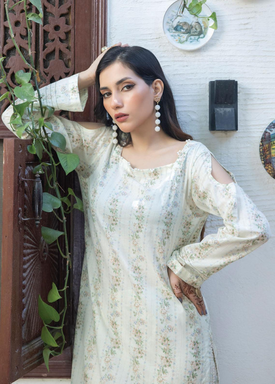 Identic Separates By Regalia Textiles Printed Lawn Suits Unstitched 2 Piece RGT23-IS6 02 - Summer Collection