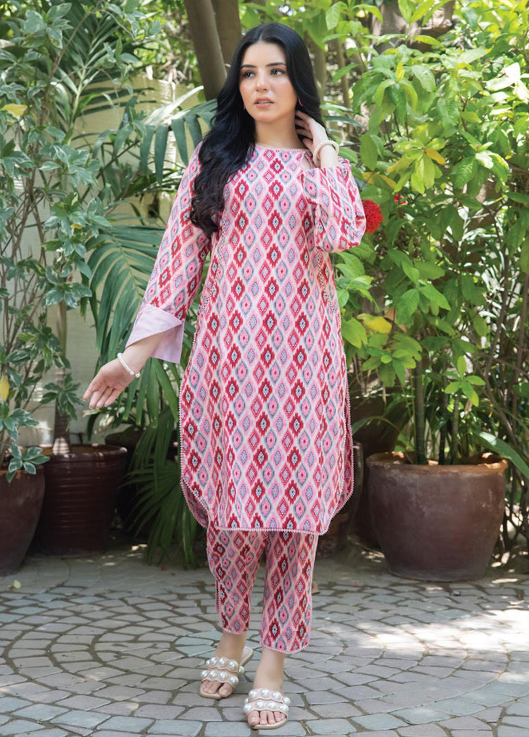 Identic Separates By Regalia Textiles Printed Lawn Suits Unstitched 2 Piece RGT23-IS6 05 - Summer Collection