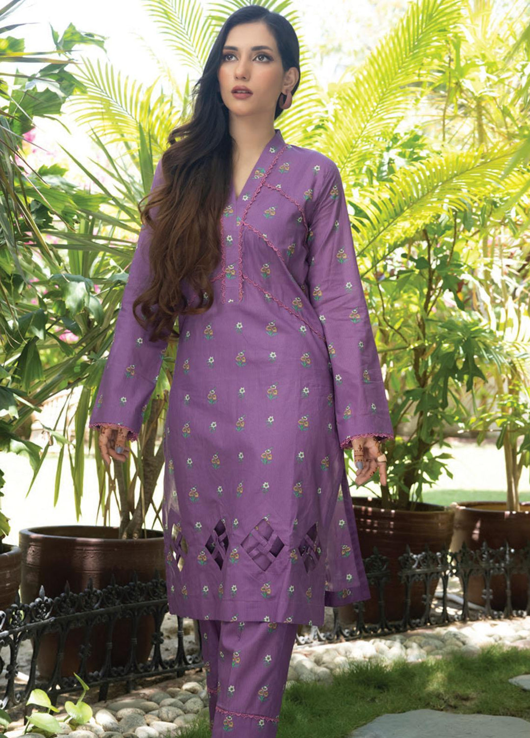 Identic Separates By Regalia Textiles Printed Lawn Suits Unstitched 2 Piece RGT23-IS6 06 - Summer Collection