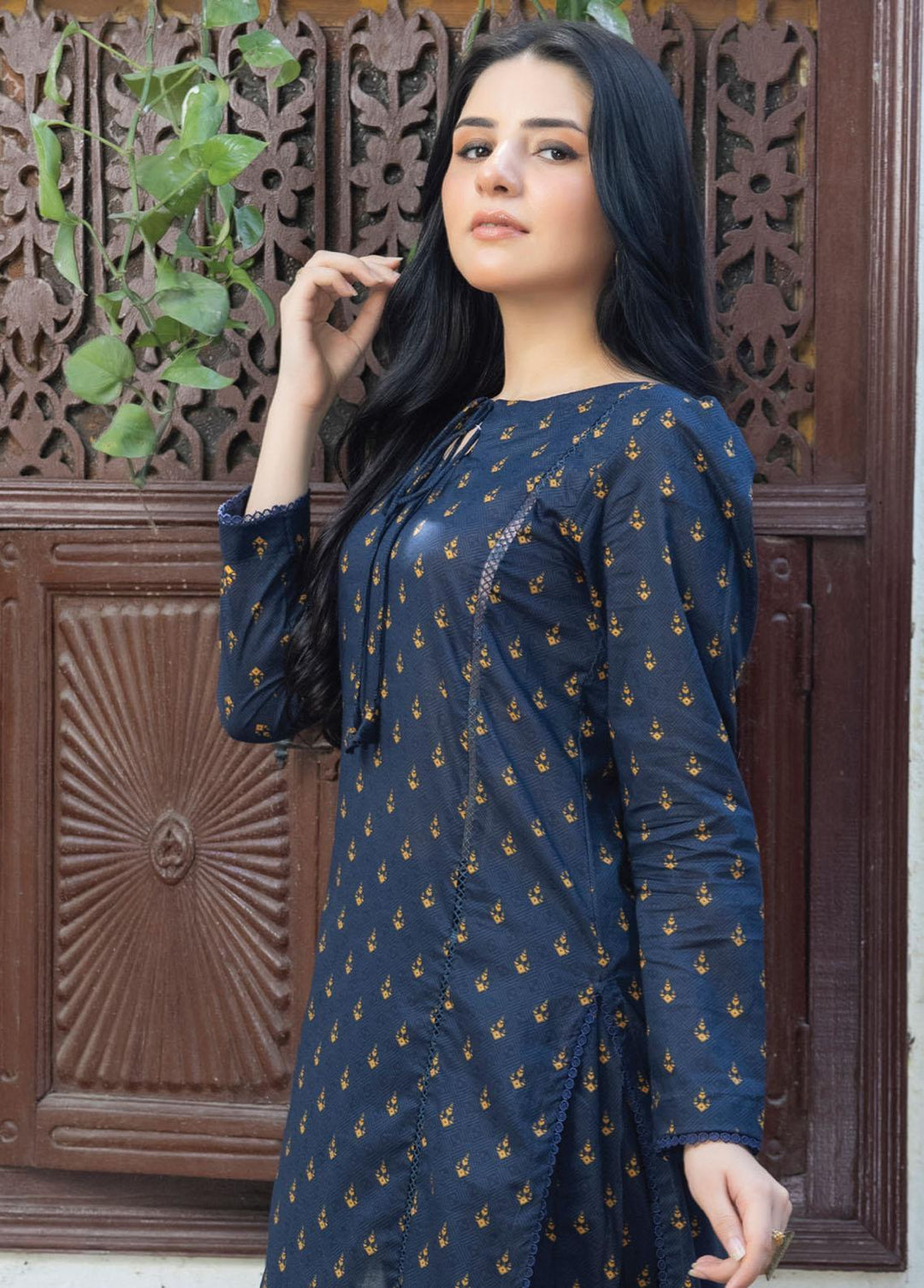 Identic Separates By Regalia Textiles Printed Lawn Suits Unstitched 2 Piece RGT23-IS6 07 - Summer Collection