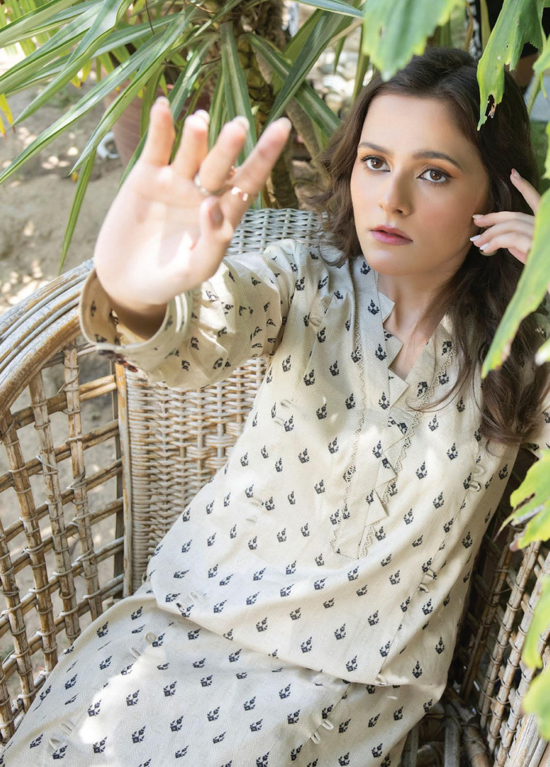 Identic Separates By Regalia Textiles Printed Lawn Suits Unstitched 2 Piece RGT23-IS6 08 - Summer Collection