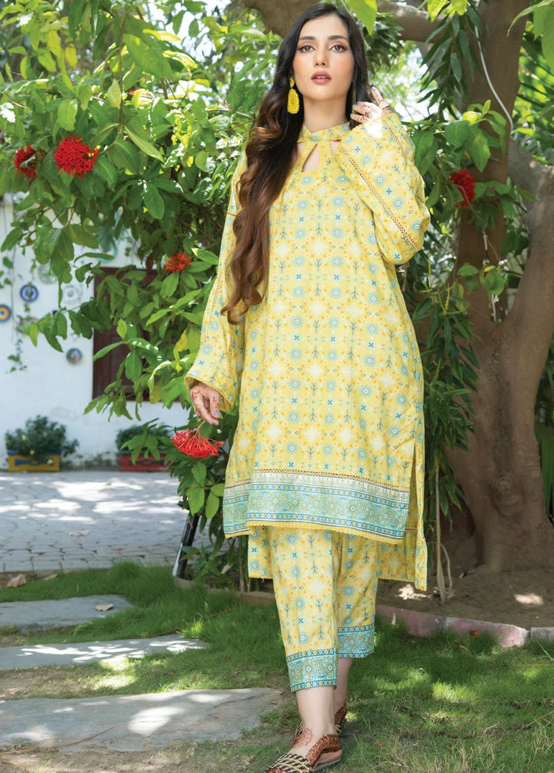 Identic Separates By Regalia Textiles Printed Lawn Suits Unstitched 2 Piece RGT23-IS6 09 - Summer Collection