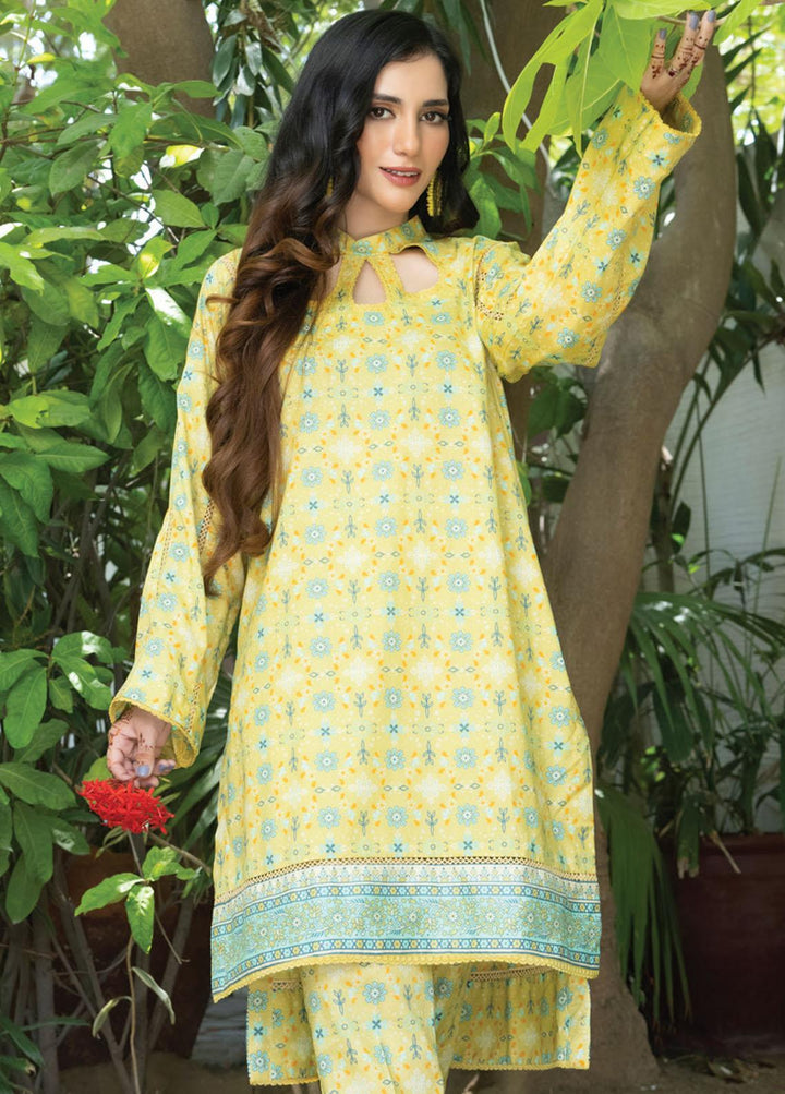 Identic Separates By Regalia Textiles Printed Lawn Suits Unstitched 2 Piece RGT23-IS6 09 - Summer Collection