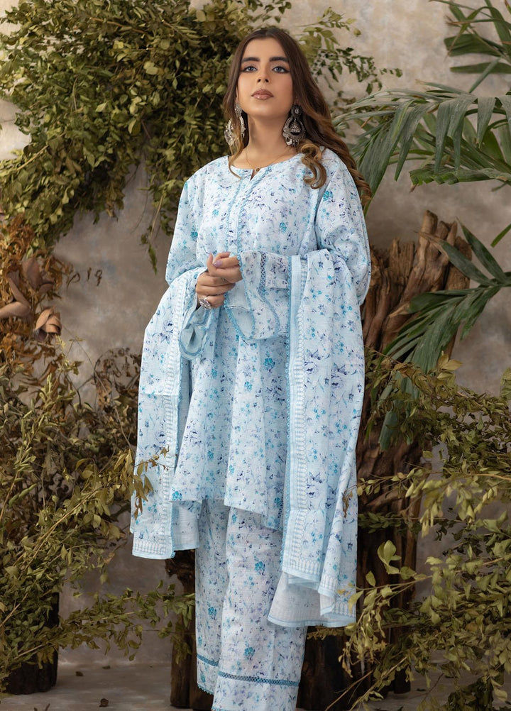 Identic Separates By Regalia Textiles Printed Khaddar Suits Unstitched 3 Piece RGT22IS-V3 D-01 - Winter Collection