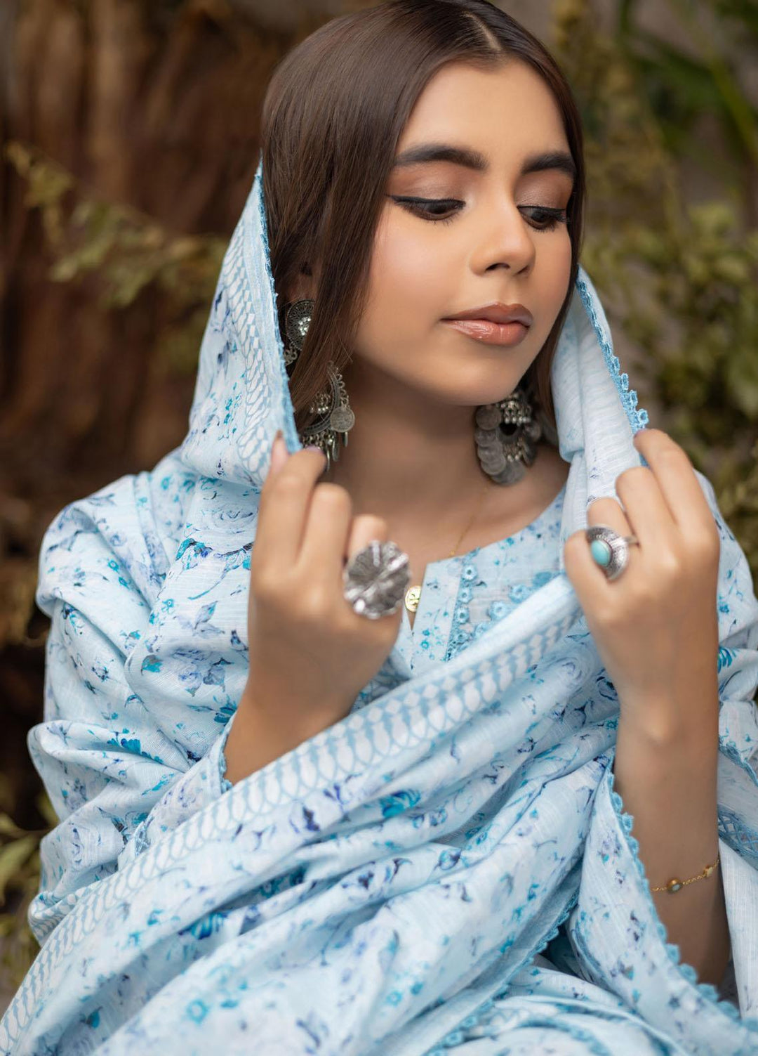 Identic Separates By Regalia Textiles Printed Khaddar Suits Unstitched 3 Piece RGT22IS-V3 D-01 - Winter Collection