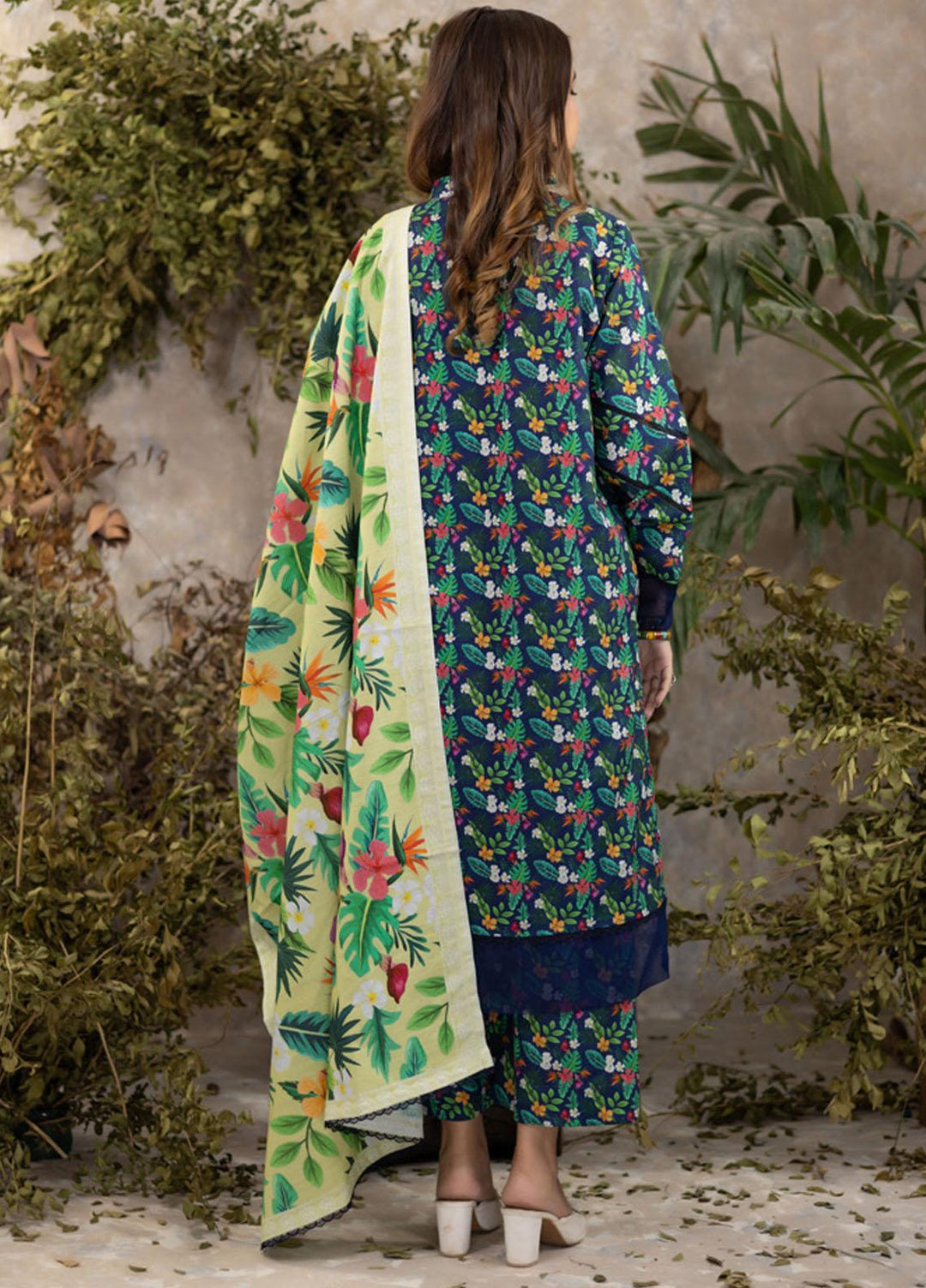 Identic Separates By Regalia Textiles Printed Khaddar Suits Unstitched 3 Piece RGT22IS-V3 D-02 - Winter Collection