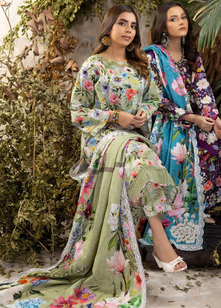 Identic Separates By Regalia Textiles Printed Khaddar Suits Unstitched 3 Piece RGT22IS-V3 D-03 - Winter Collection