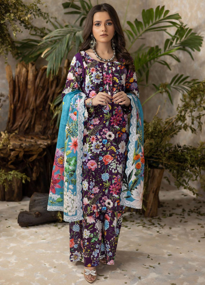 Identic Separates By Regalia Textiles Printed Khaddar Suits Unstitched 3 Piece RGT22IS-V3 D-04 - Winter Collection