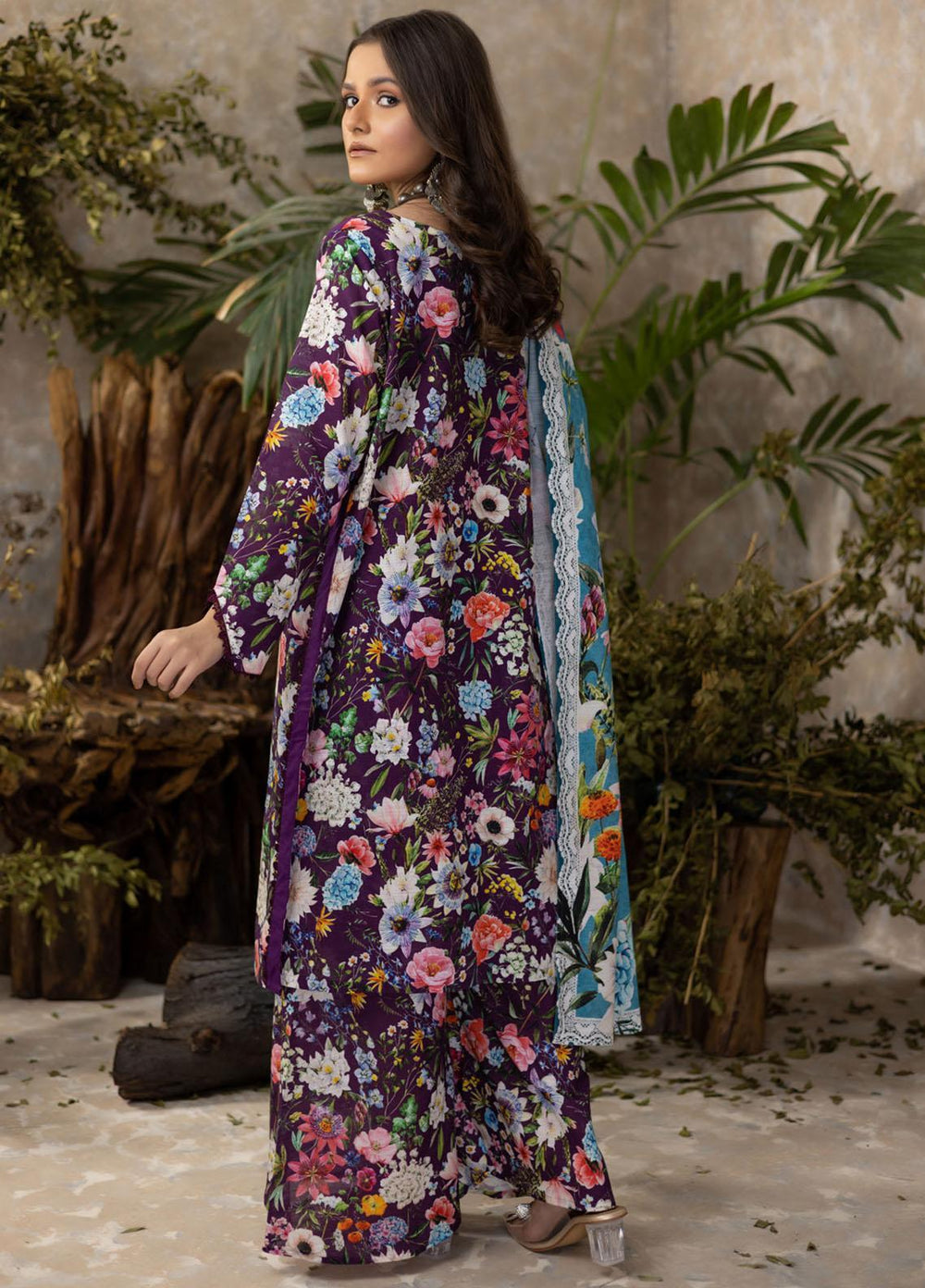 Identic Separates By Regalia Textiles Printed Khaddar Suits Unstitched 3 Piece RGT22IS-V3 D-04 - Winter Collection