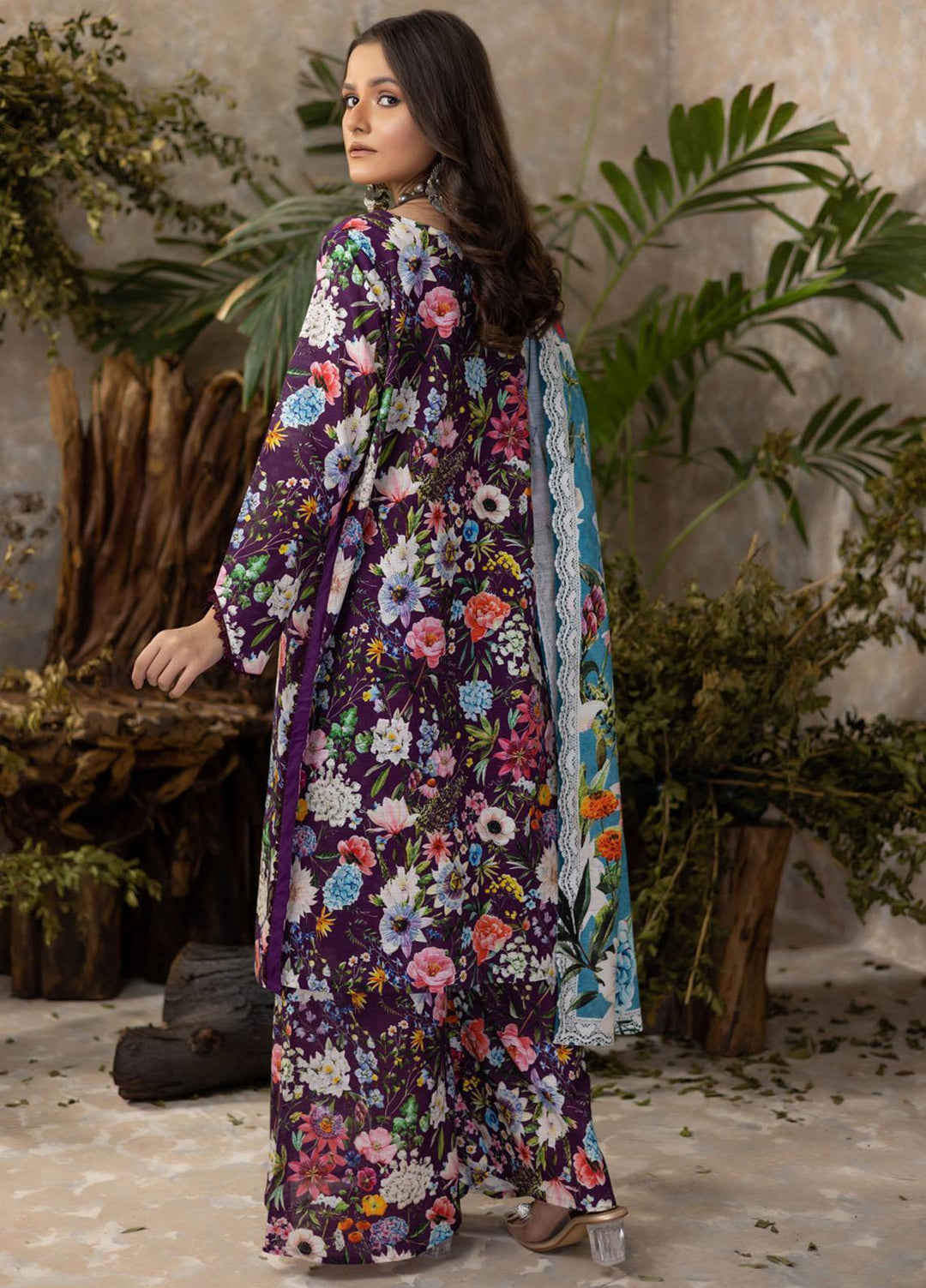 Identic Separates By Regalia Textiles Printed Khaddar Suits Unstitched 3 Piece RGT22IS-V3 D-04 - Winter Collection