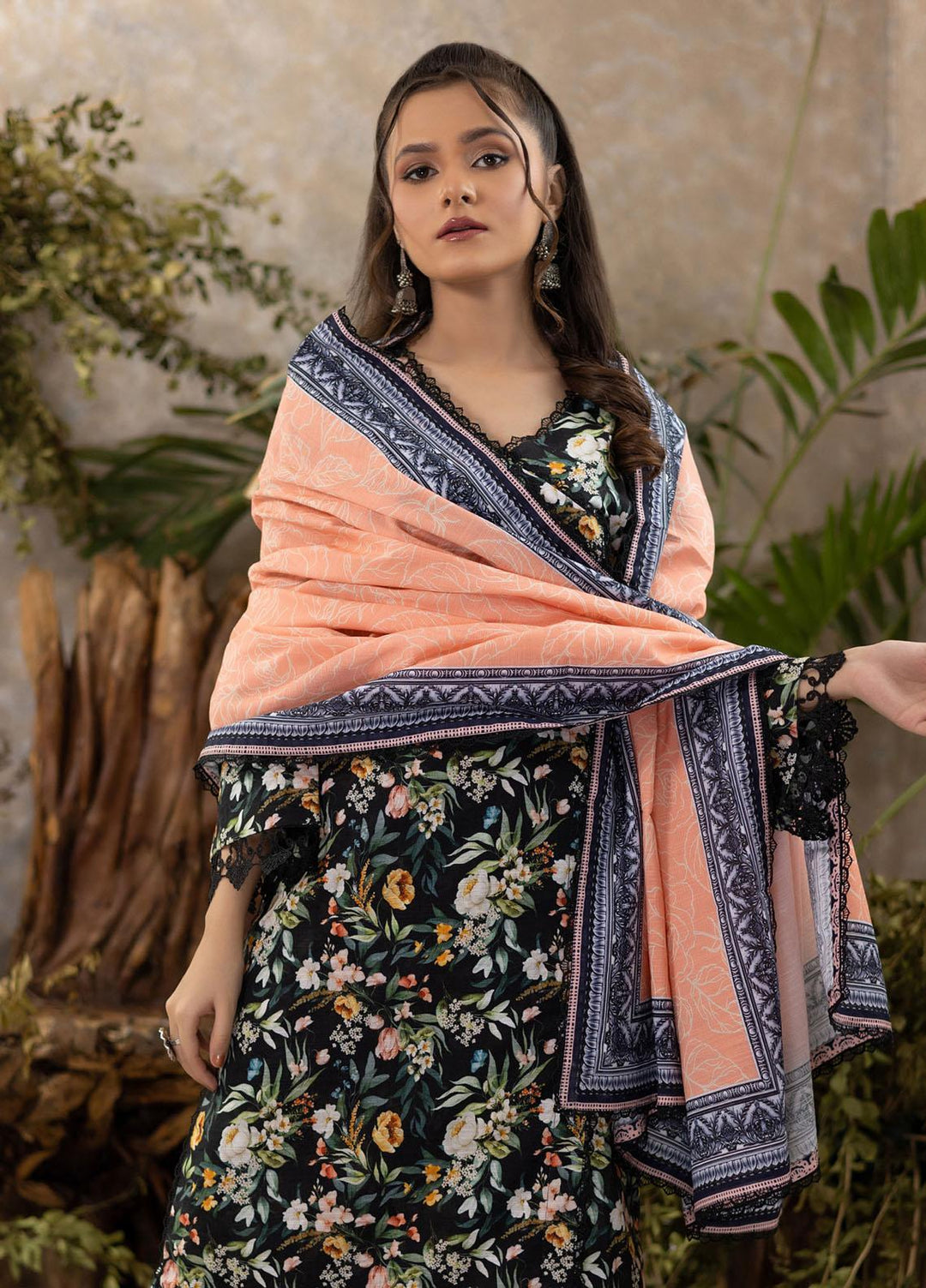 Identic Separates By Regalia Textiles Printed Khaddar Suits Unstitched 3 Piece RGT22IS-V3 D-05 - Winter Collection