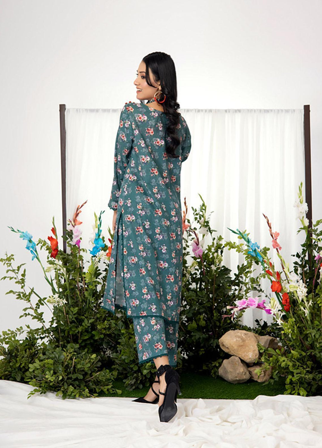 Identic Separates By Regalia Textiles Printed Khaddar Suits Unstitched 2 Piece RGT22IS-V2 D-01 - Winter Collection