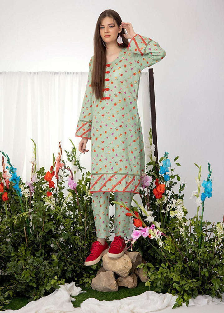 Identic Separates By Regalia Textiles Printed Khaddar Suits Unstitched 2 Piece RGT22IS-V2 D-02 - Winter Collection