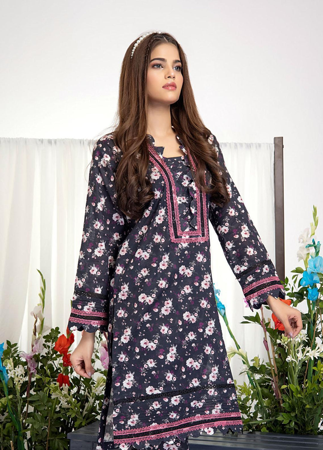 Identic Separates By Regalia Textiles Printed Khaddar Suits Unstitched 2 Piece RGT22IS-V2 D-06 - Winter Collection
