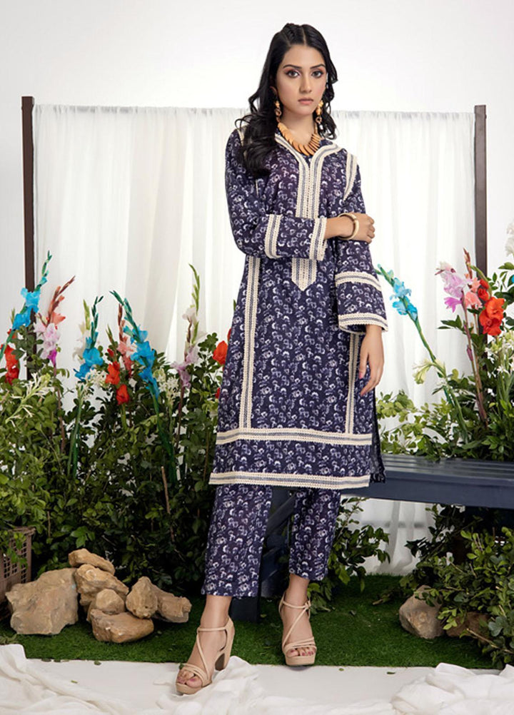 Identic Separates By Regalia Textiles Printed Khaddar Suits Unstitched 2 Piece RGT22IS-V2 D-07 - Winter Collection