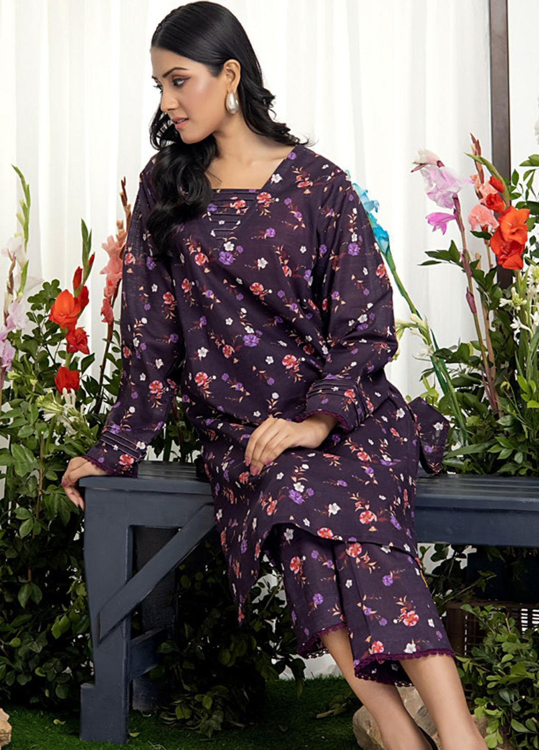 Identic Separates By Regalia Textiles Printed Khaddar Suits Unstitched 2 Piece RGT22IS-V2 D-09 - Winter Collection