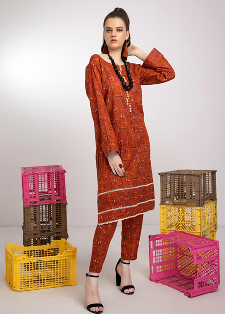 Identic Separates By Regalia Textiles Printed Khaddar Suits Unstitched 2 Piece RGT22IS-V2 D-11 - Winter Collection