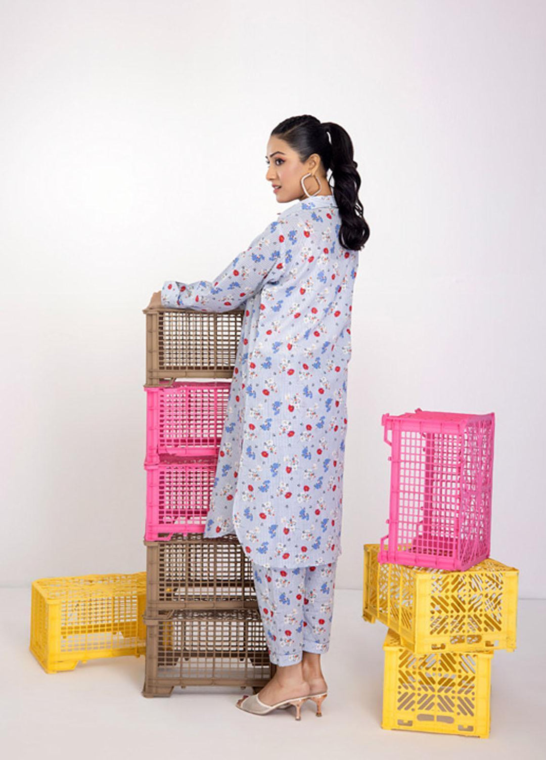 Identic Separates By Regalia Textiles Printed Khaddar Suits Unstitched 2 Piece RGT22IS-V2 D-12 - Winter Collection