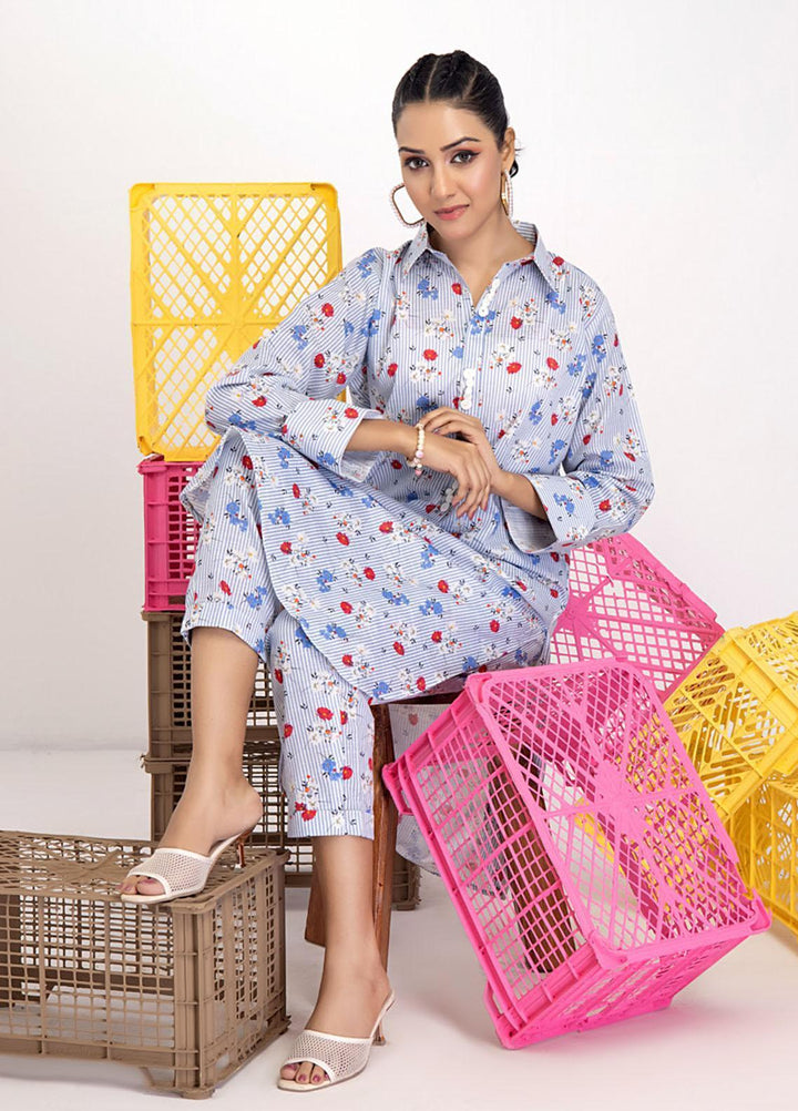 Identic Separates By Regalia Textiles Printed Khaddar Suits Unstitched 2 Piece RGT22IS-V2 D-12 - Winter Collection