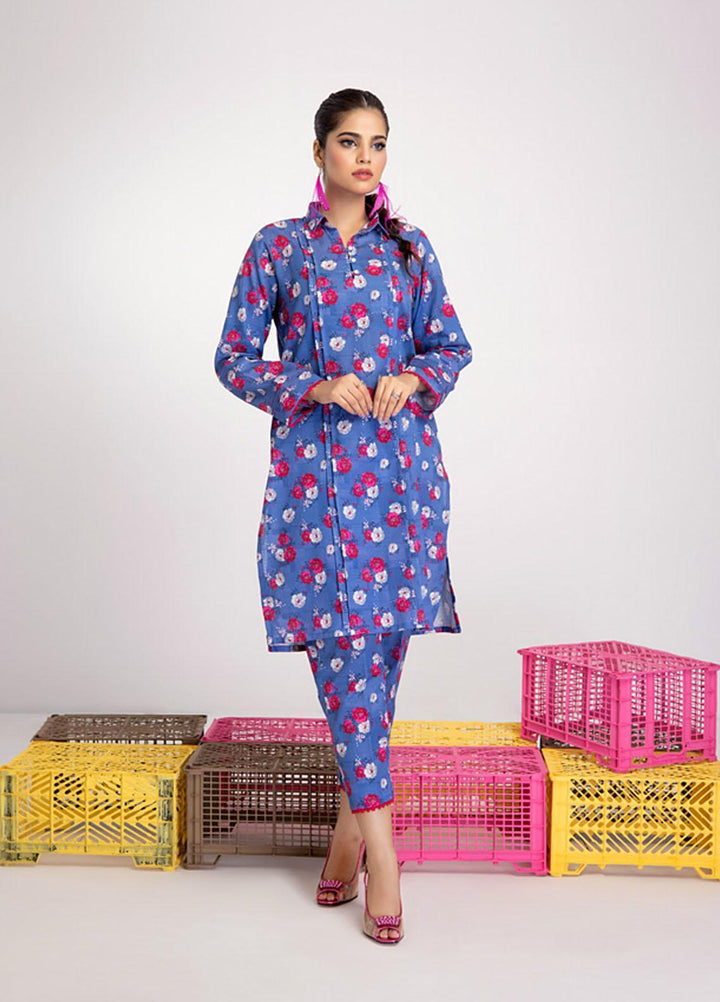 Identic Separates By Regalia Textiles Printed Khaddar Suits Unstitched 2 Piece RGT22IS-V2 D-13 - Winter Collection