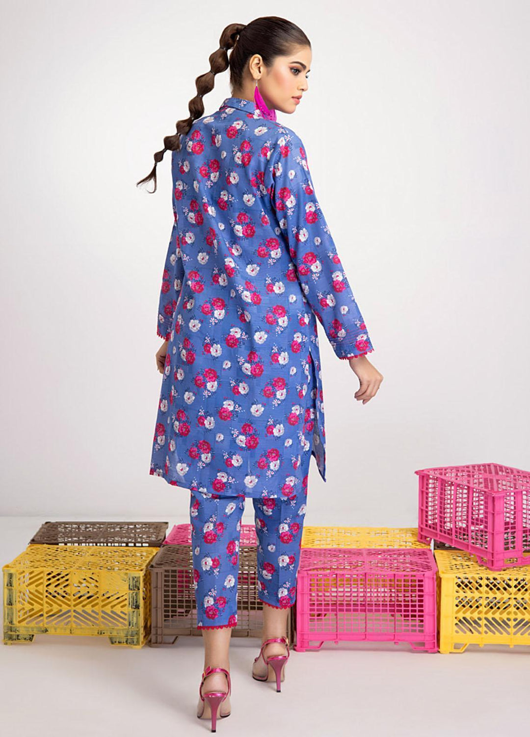 Identic Separates By Regalia Textiles Printed Khaddar Suits Unstitched 2 Piece RGT22IS-V2 D-13 - Winter Collection