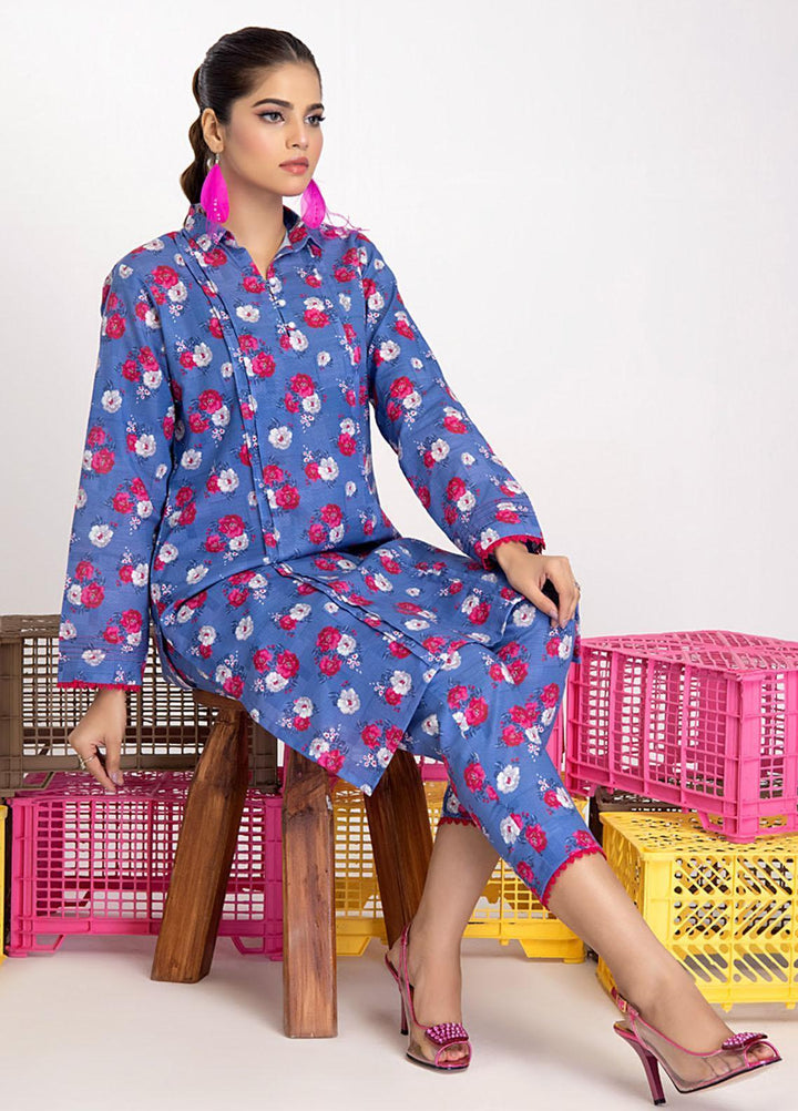 Identic Separates By Regalia Textiles Printed Khaddar Suits Unstitched 2 Piece RGT22IS-V2 D-13 - Winter Collection