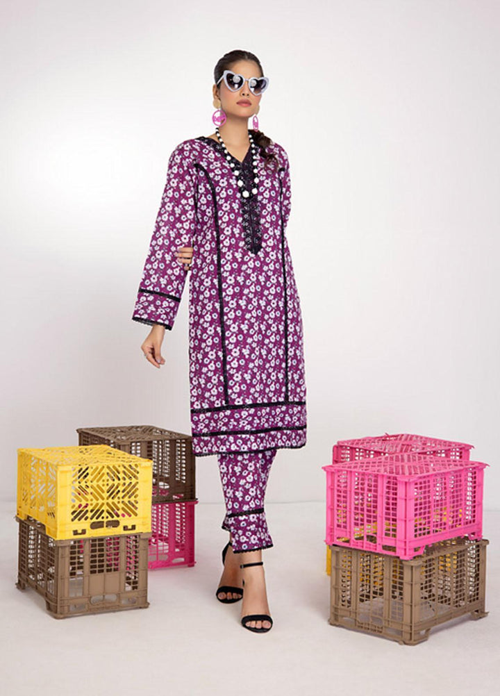 Identic Separates By Regalia Textiles Printed Khaddar Suits Unstitched 2 Piece RGT22IS-V2 D-14 - Winter Collection