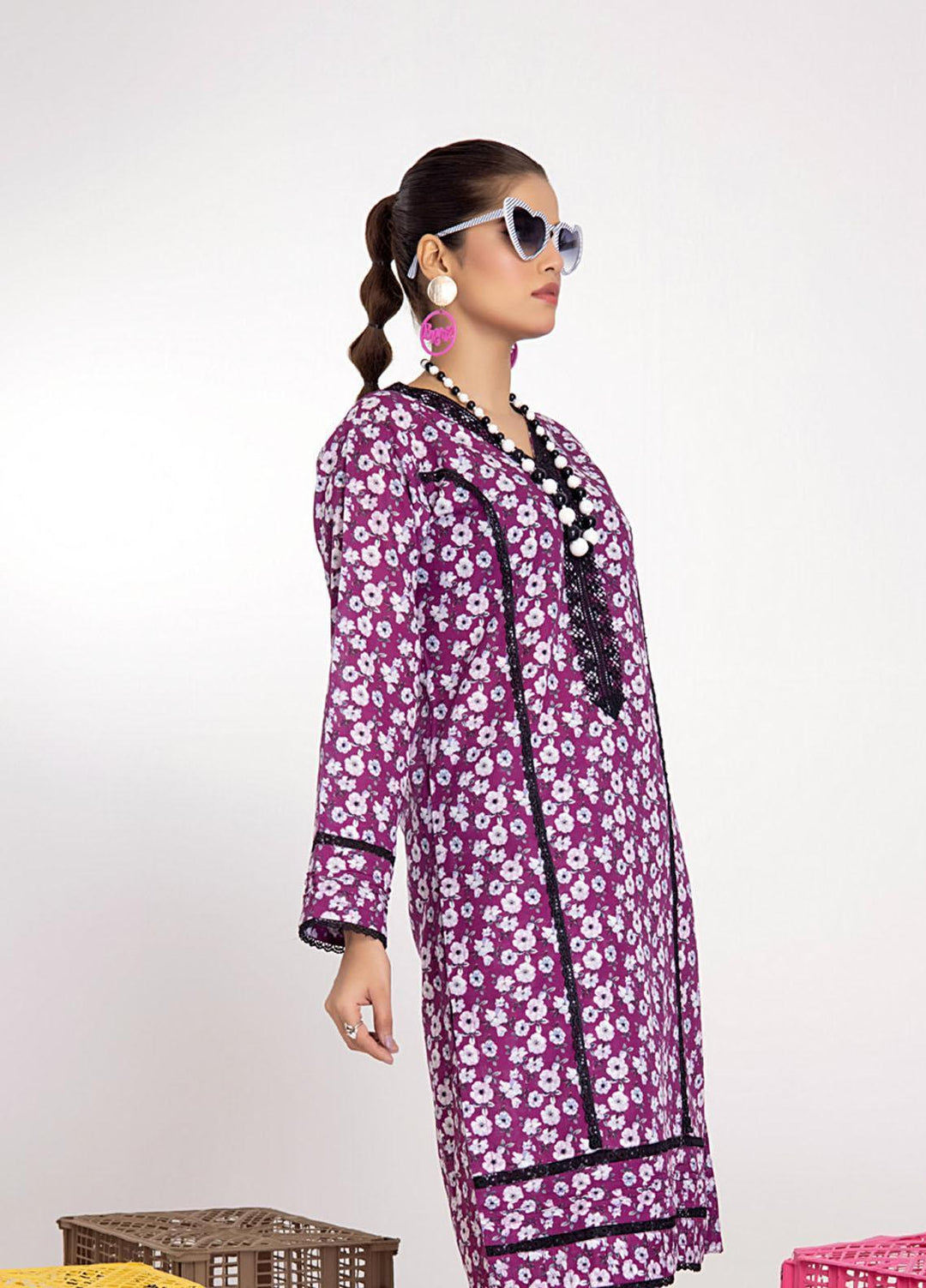 Identic Separates By Regalia Textiles Printed Khaddar Suits Unstitched 2 Piece RGT22IS-V2 D-14 - Winter Collection