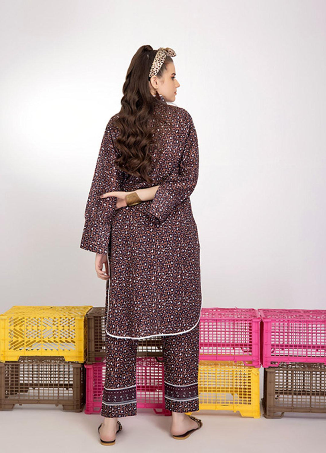 Identic Separates By Regalia Textiles Printed Khaddar Suits Unstitched 2 Piece RGT22IS-V2 D-15 - Winter Collection