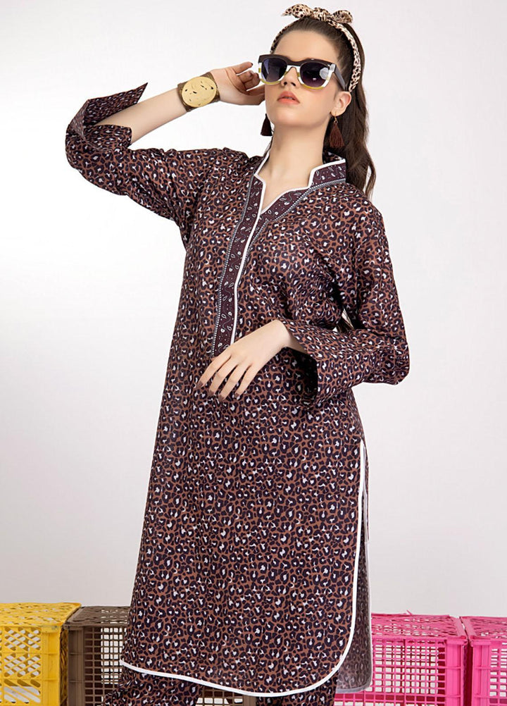 Identic Separates By Regalia Textiles Printed Khaddar Suits Unstitched 2 Piece RGT22IS-V2 D-15 - Winter Collection