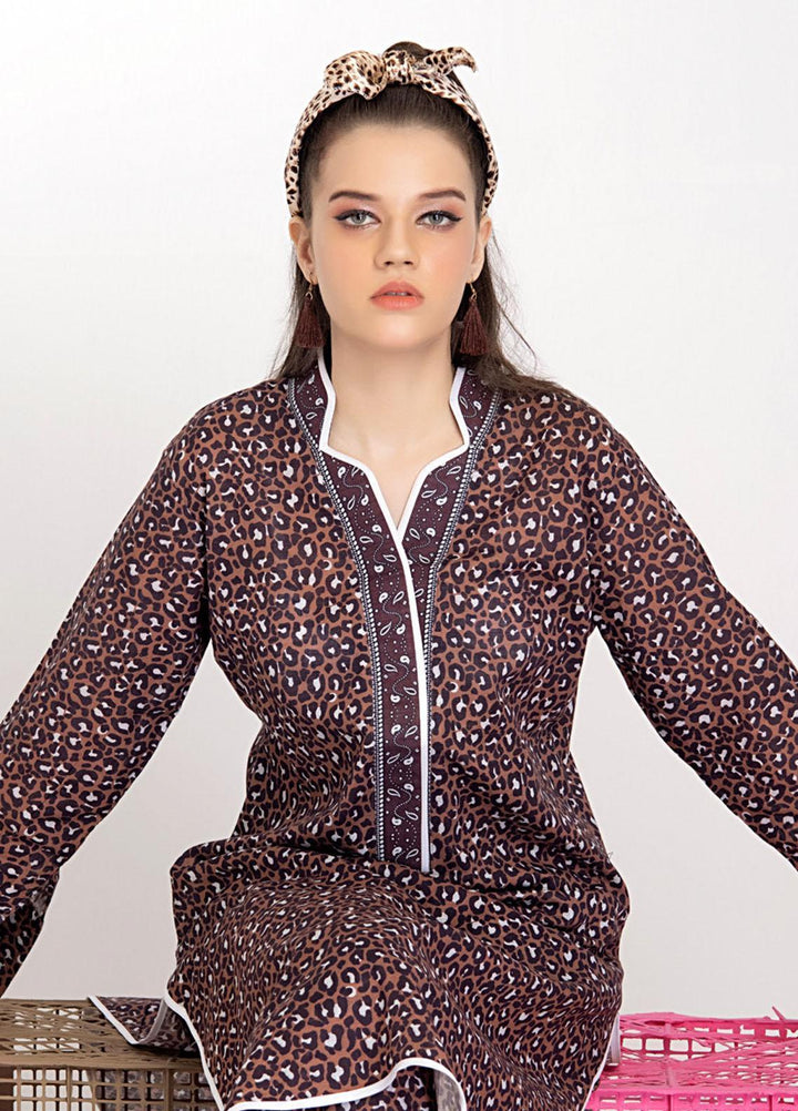 Identic Separates By Regalia Textiles Printed Khaddar Suits Unstitched 2 Piece RGT22IS-V2 D-15 - Winter Collection