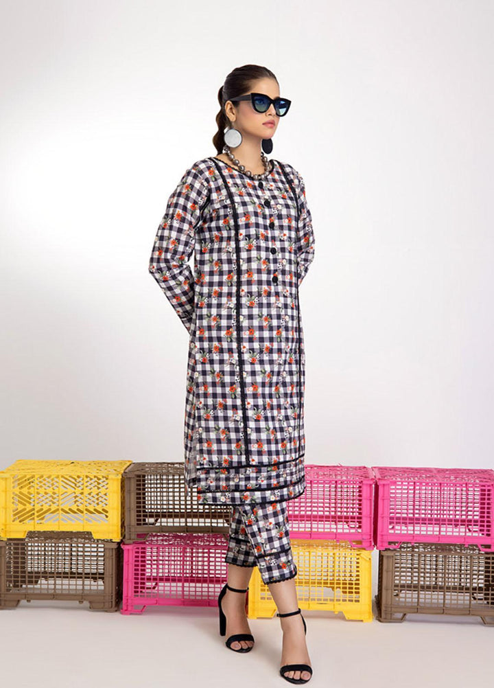 Identic Separates By Regalia Textiles Printed Khaddar Suits Unstitched 2 Piece RGT22IS-V2 D-17 - Winter Collection