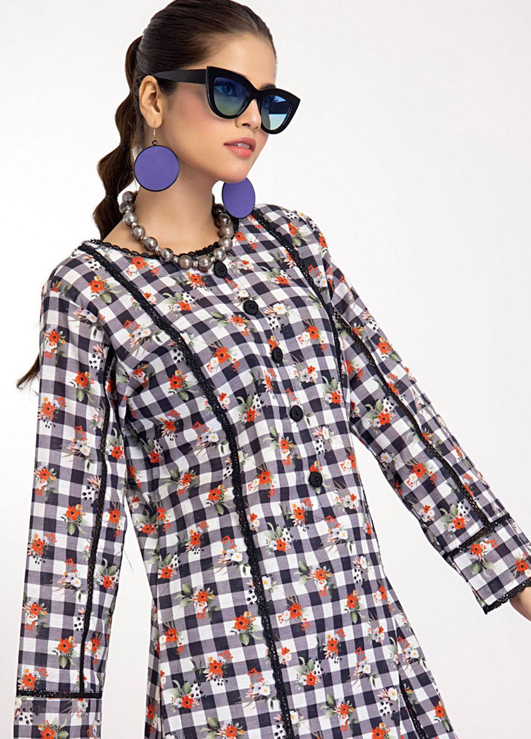 Identic Separates By Regalia Textiles Printed Khaddar Suits Unstitched 2 Piece RGT22IS-V2 D-17 - Winter Collection