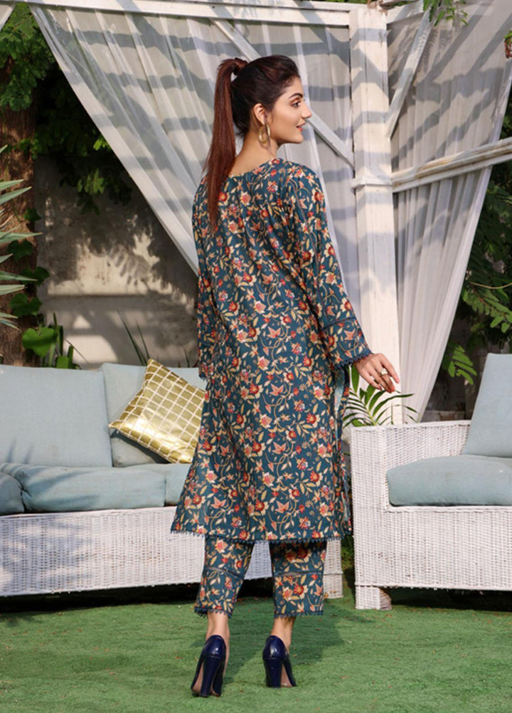 Identic Separates By Regalia Textiles Printed Khaddar Suits Unstitched 2 Piece RGT22IS-V2 D-18 - Winter Collection