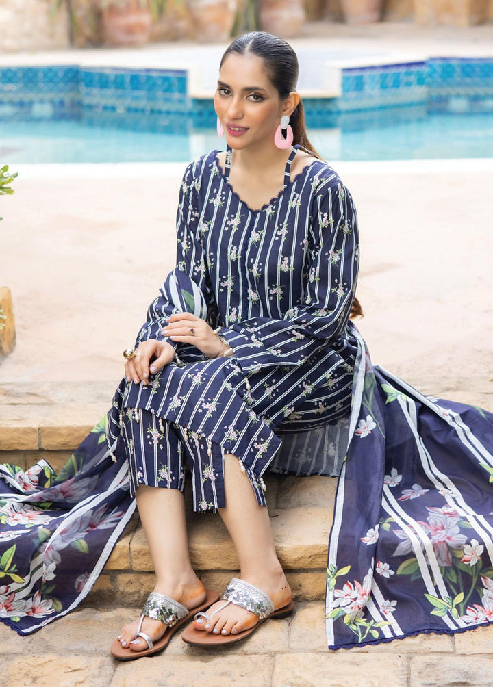 Identic Separates By Regalia Textiles Printed Lawn Suits Unstitched 3 Piece RGT23-IS8 1 - Summer Collection