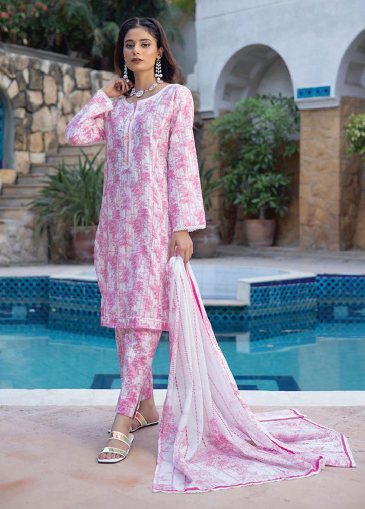 Identic Separates By Regalia Textiles Printed Lawn Suits Unstitched 3 Piece RGT23-IS8 12 - Summer Collection