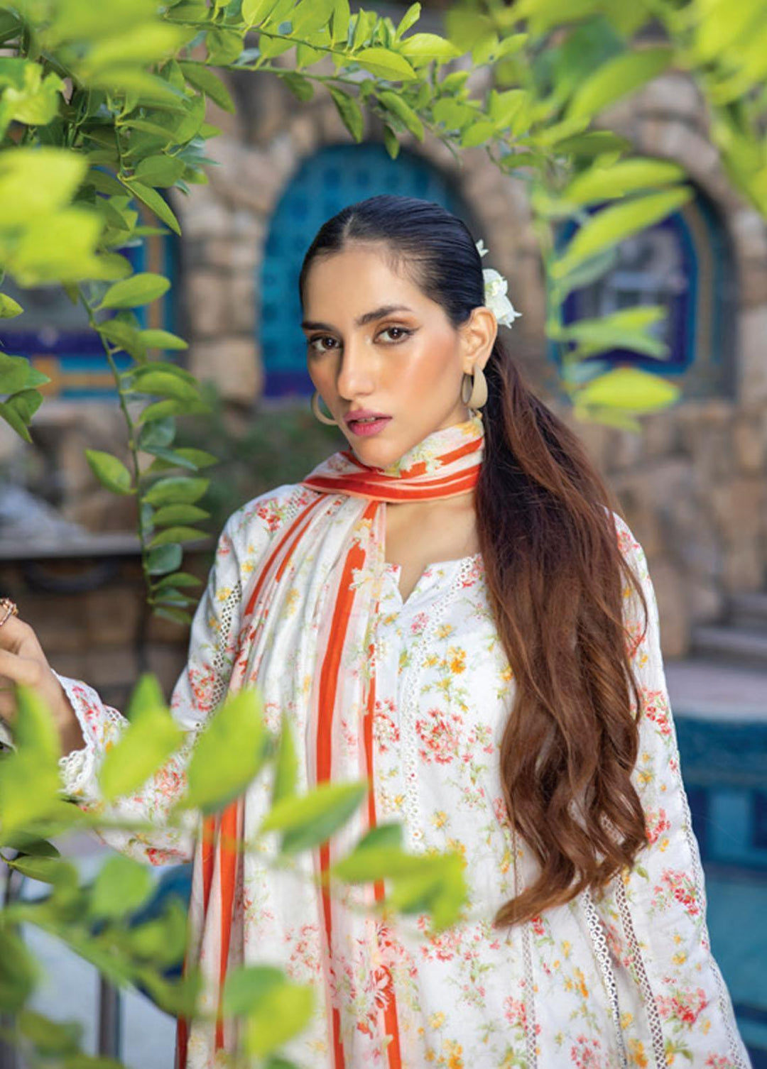 Identic Separates By Regalia Textiles Printed Lawn Suits Unstitched 3 Piece RGT23-IS8 13 - Summer Collection