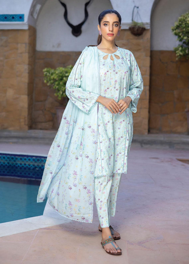 Identic Separates By Regalia Textiles Printed Lawn Suits Unstitched 3 Piece RGT23-IS8 14 - Summer Collection