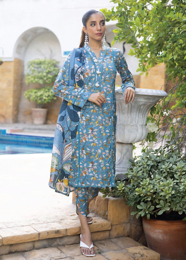 Identic Separates By Regalia Textiles Printed Lawn Suits Unstitched 3 Piece RGT23-IS8 2 - Summer Collection