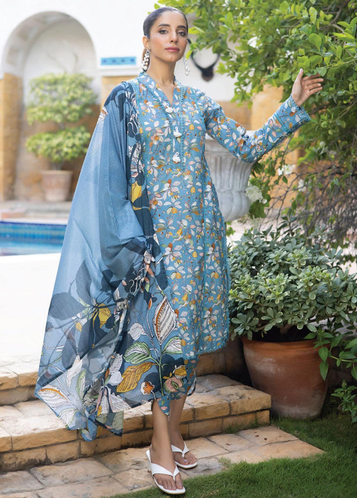Identic Separates By Regalia Textiles Printed Lawn Suits Unstitched 3 Piece RGT23-IS8 2 - Summer Collection