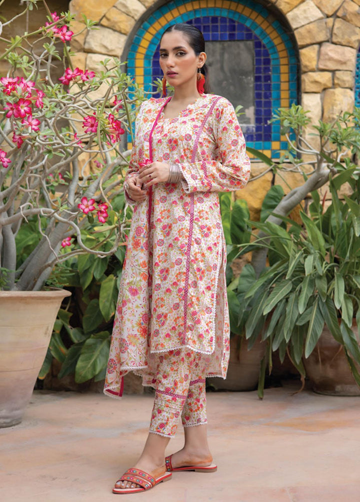 Identic Separates By Regalia Textiles Printed Lawn Suits Unstitched 3 Piece RGT23-IS8 3 - Summer Collection