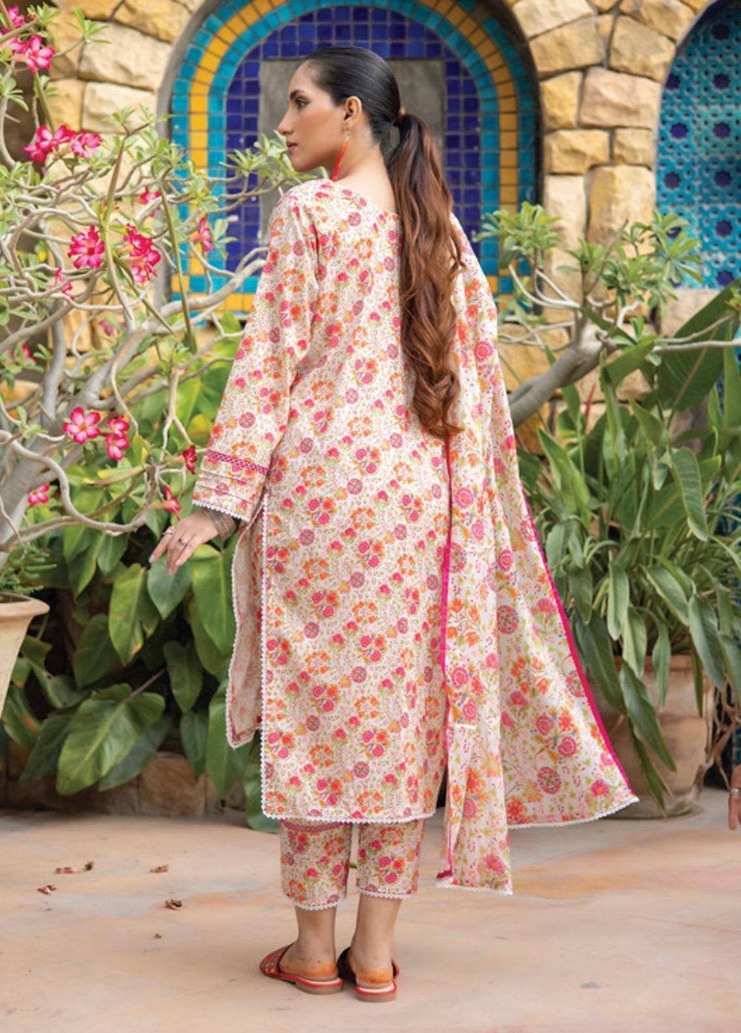 Identic Separates By Regalia Textiles Printed Lawn Suits Unstitched 3 Piece RGT23-IS8 3 - Summer Collection